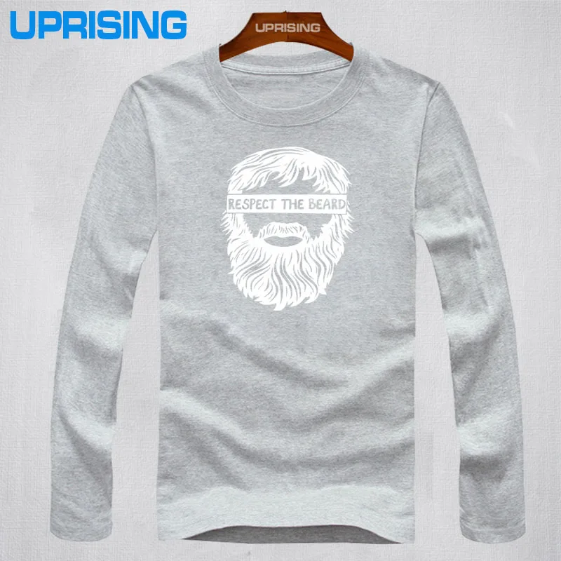 احترام اللحية t-shirt الخوف بريان المصارعة فكاهة المحملة أكثر حجم وألوان