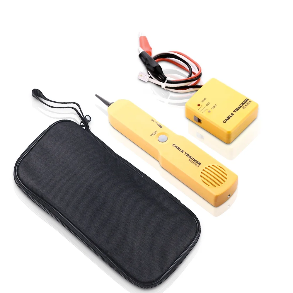 Koop RJ11 Netwerk Gereedschap Kit Kabel Tracker Wire Tester Kabel Finder Toner Diagnose Tone Telefoonlijn Finder Detector