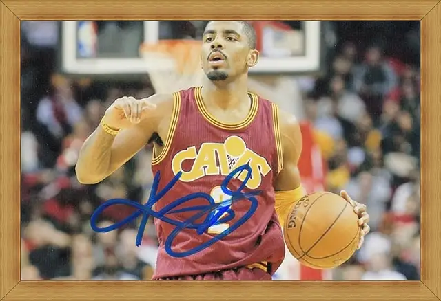 kyrie irving autographed basketball