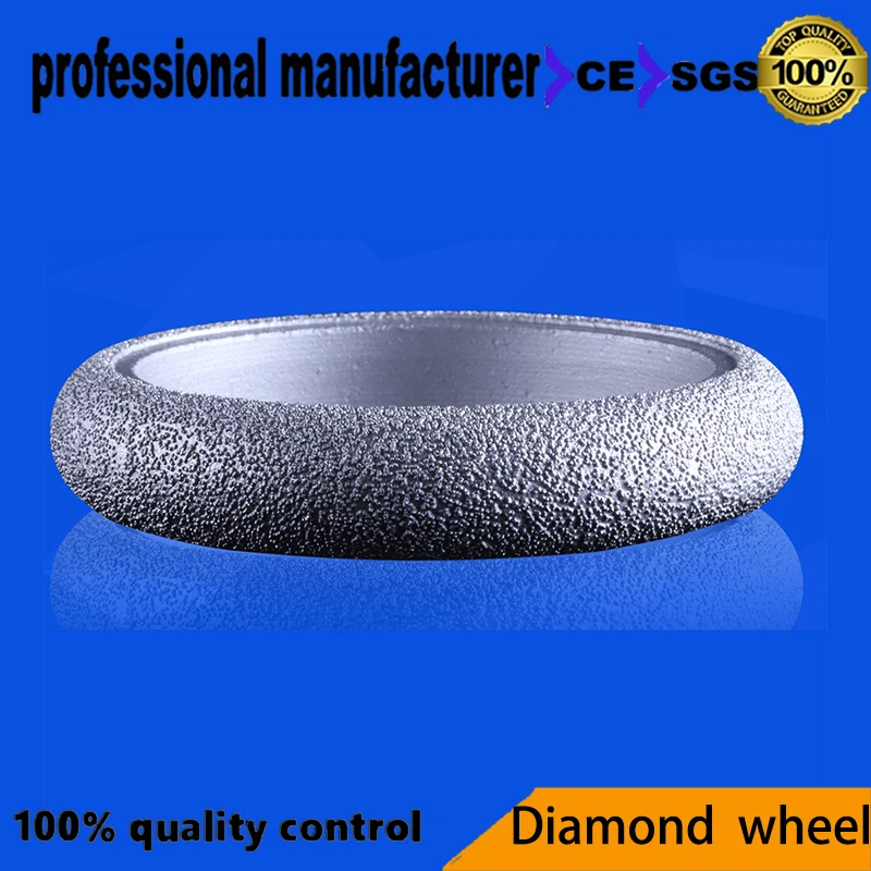 Вакуумный паяный алмазный шлифовальный диск для камня цемента Сегментированный и Мраморный полировка по хорошей цене и быстрой доставке