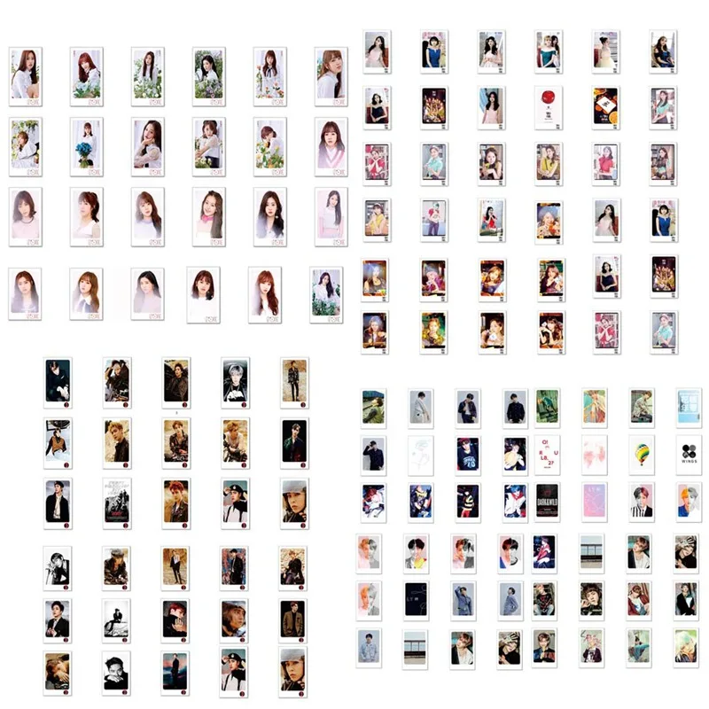 

K-POP EXO TWICE BLACKPINK NCT127 IZONE Album LOMO Cards Self Made Paper Photo Card HF094