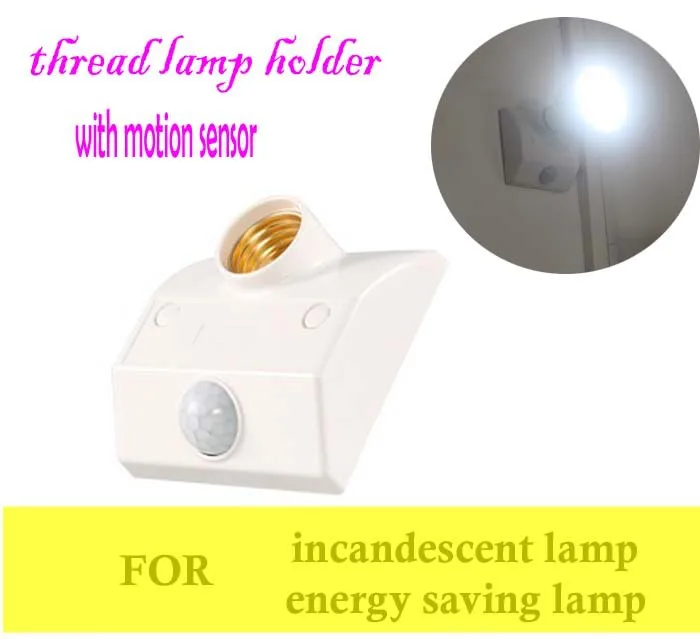 

Smart Home Automatic Infared PIR Motion Sensor Light Socket Switch 100v-265v E27