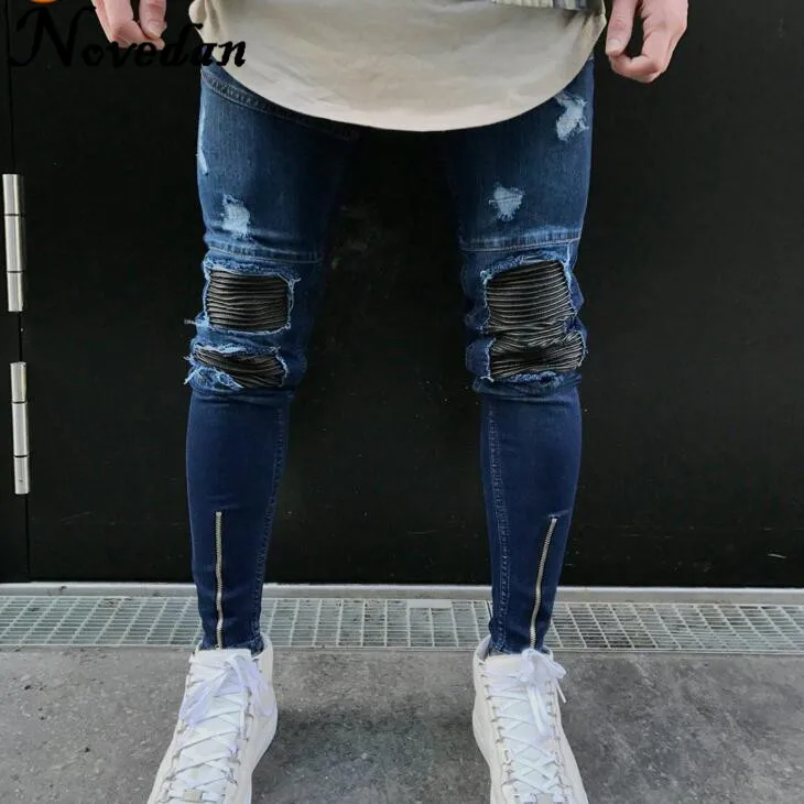 chrysanthemum Assumptions, assumptions. Guess Protestant New Kanye West Black Ripped Jeans Men With Holes Denim Super Skinny Brand  Slim Fit Push Up Jean Pants Plus Size Biker Jeans - AliExpress