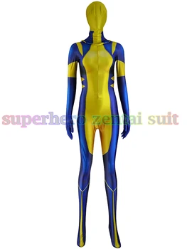 

2017 New X-men Costume 3D print halloween cosplay spandex x-men superhero costumes fullbody zentai suit hot sale for adult/kids