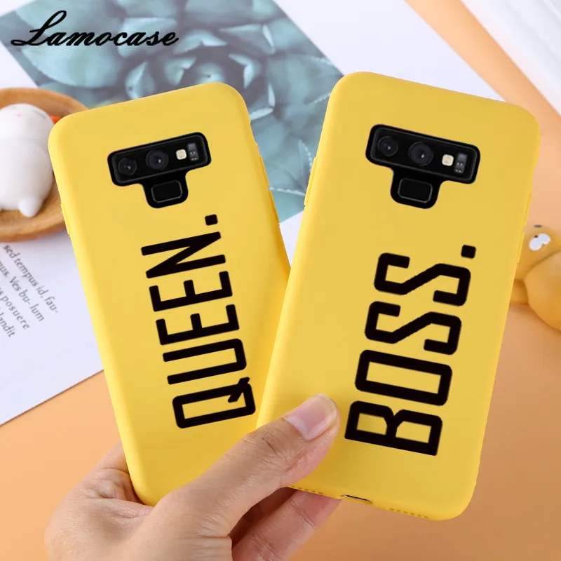 

For Samsung Galaxy Note 8 Case Note 9 Case Frosted Soft Silicone Cover Case For Samsung Galaxy Note 8 / Note8 Note9 Matte Yellow