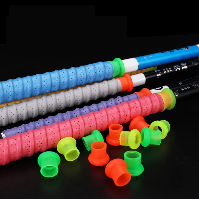 

10Pcs High Elasticity Silicone Fishing Rods Universal Size Stop Multi-color Rod Clip/O-shaped Anti-skid Ring Kit Fishing Tackles
