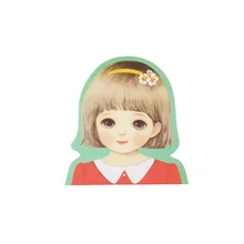 1 шт./партия открытка на день рождения милая маленькая девочка поздравительная открытка Рождественская открытка на день рождения подарочные открытки канцелярские принадлежности