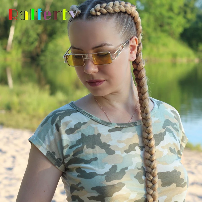 Ralferty винтажные стимпанк Солнцезащитные очки для женщин и мужчин дизайнерские