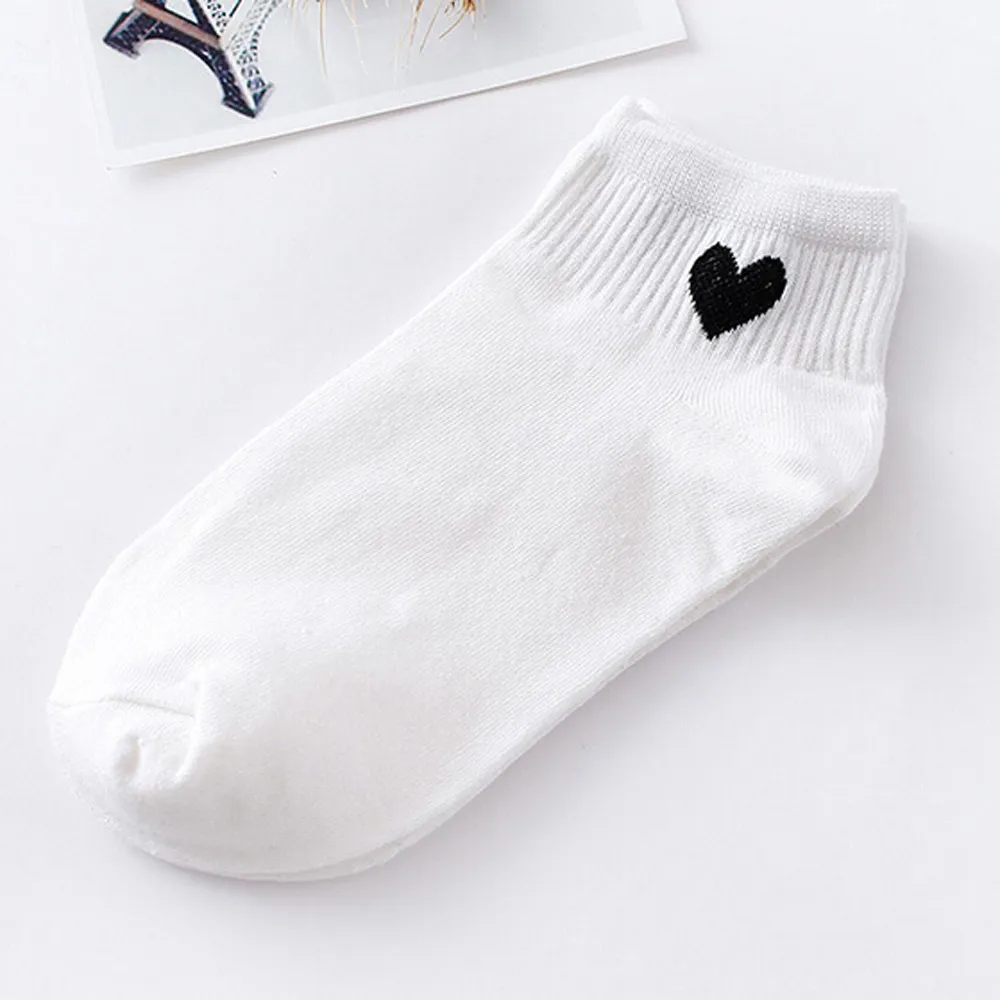 Горячая Распродажа, женские носки для скейтборда в форме сердца, удобные носки для велоспорта, спортивные носки для йоги, Прямая поставка - Цвет: White