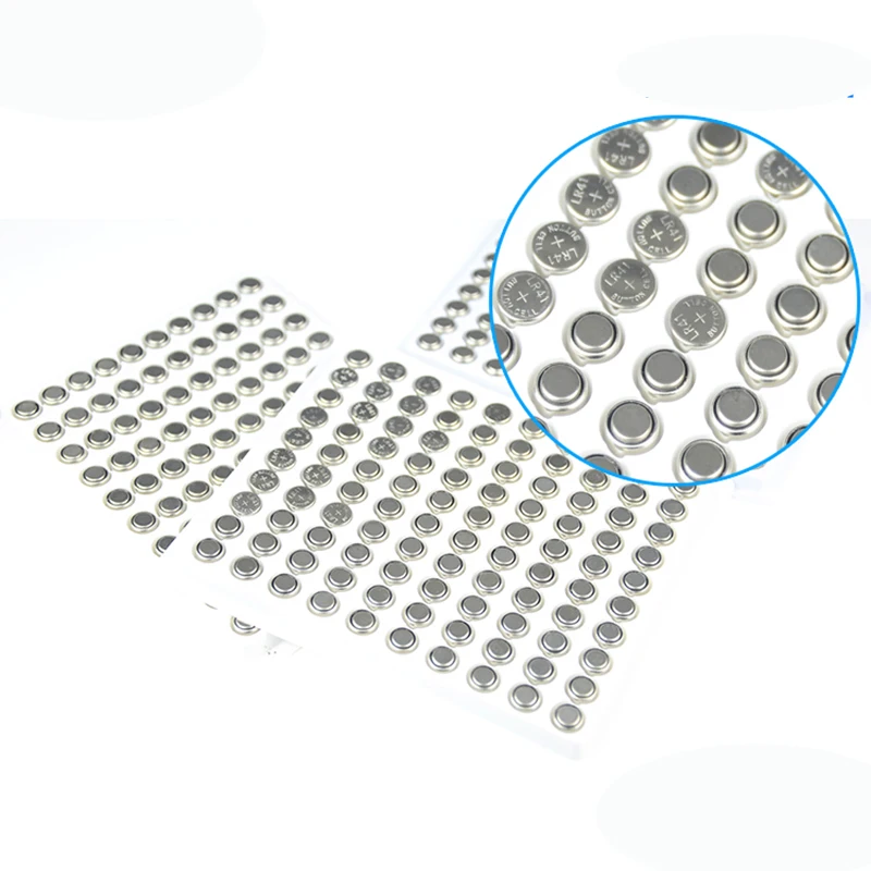 

Hot Sale 200PCS/Lot LR41 AG3 SR41W 392 192 GP192A LR736 Button Watch Battery Cell Cion Batteries for flashlights,toys,watches