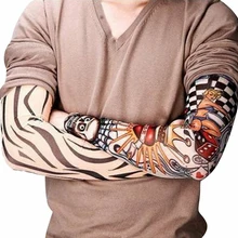 Унисекс Защита от ультрафиолетовых лучей общая наружная Временная подделка рукав с татуировками мужские тату для рук грелка для вождения бега рыбалки велоспорта