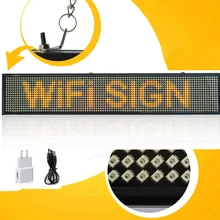 Yellow P5 SMD font b Led b font font b Sign b font For Android Phone