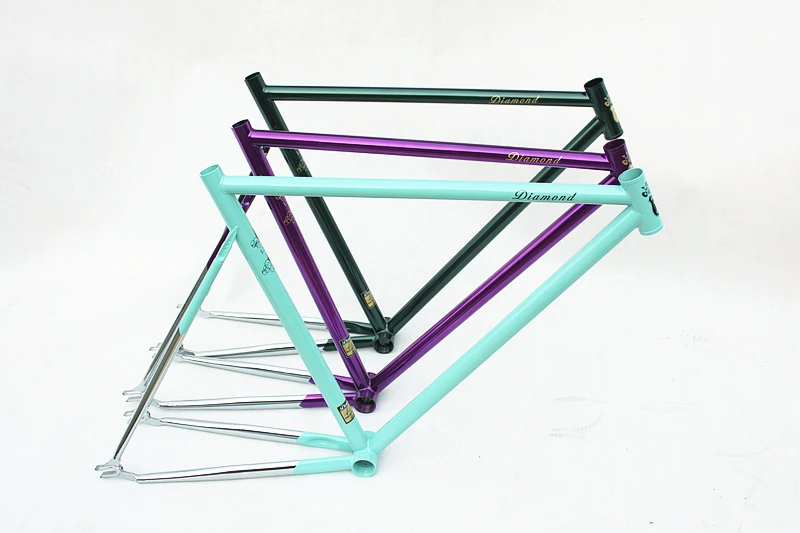 Excellent fixed gear bike frame 4130 Chrome molybdenum steel fixie frame road  700C frame  53cm 55cm 58cm Customized bicycle Frame 19