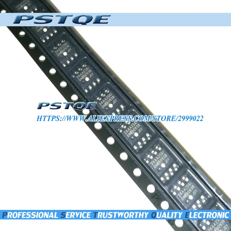 NEW ORIGINAL 24AA256T-I/SN 24AA256-I/SN PIC24AA256T-I/SN SOP Free shipping | Электронные компоненты и