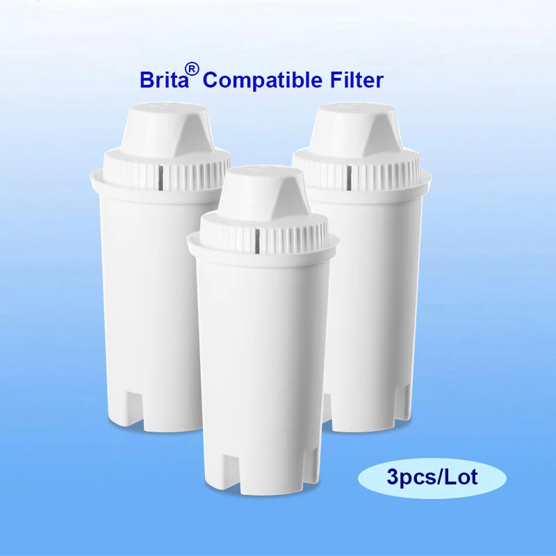 3pcs/Lot Replacement Filter Cartridges for Brita Classic Filter Pitcher