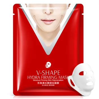 

V-shape mask for the face lifting shaped Moisturizing korean skin care sheet Oil-control miracle v-shaped slimming face masks
