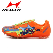 Health Mens Soccer Boots Cleats Long Spikes FG kids Outdoor Football Boots Training Soccer Shoes Football