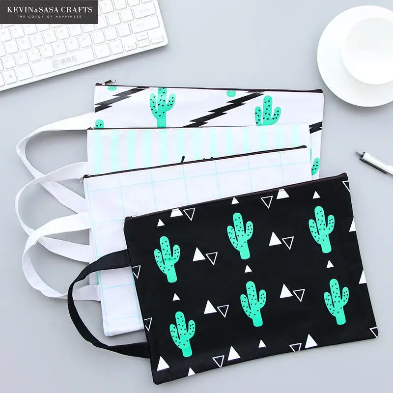 1Pc A4 File Folder Document Bag Quality Quality A4 Paper