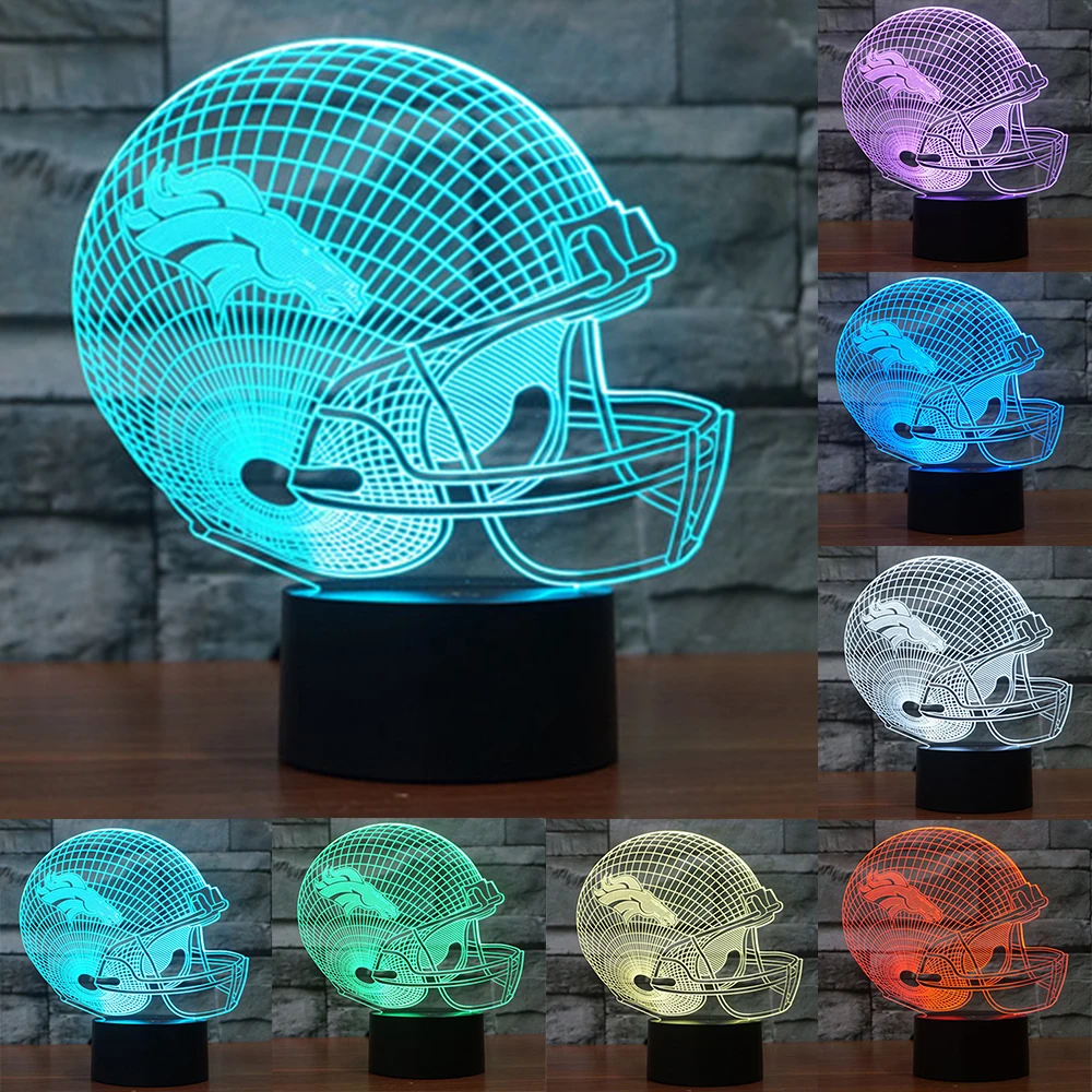 Luzes da Noite nfl denver broncos 3d night Modelo Número : Iy803661