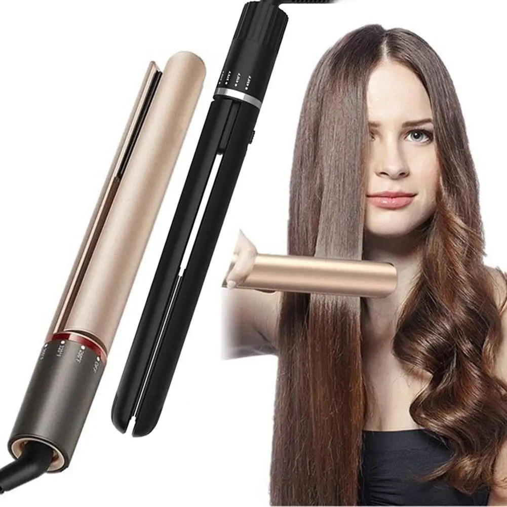 

Fast Heating Adjustable Tourmaline Ceramic Flat Iron Hair Straightener Curler