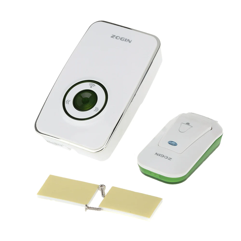 

2016 LED Wireless door bell Remote control doorbell Plug AC220-250V has 36 Chords for the receiver