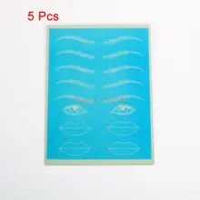 Профессиональная Косметика Перманентный макияж бровей губ Практика татуировки питания кожи поддельная бровь губы кожи практика тату