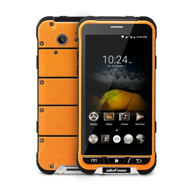 Ulefone Armor IP68 Водонепроницаемый Cмартфон 4.7 дюймов HD MTK6753 Octa Core Android 6.0 3 ГБ Оперативная память 32 ГБ Встроенная память Основная камера 13MP OTA 4G Мобильный телефон Функция NFC Защищённый смартфон - Цвет: Оранжевый