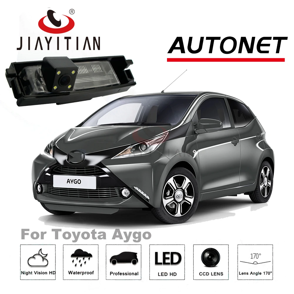Задняя камера JiaYiTian для Toyota Aygo Peugeot 10 Citroen C1 заднего вида CCD ночное видение