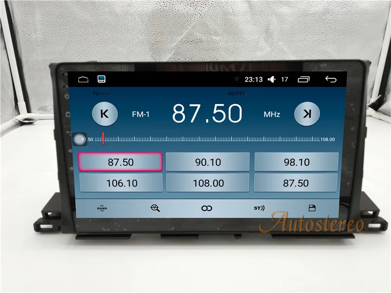 Top DSP Car DVD player Android 9 Car GPS navigation for Toyota Highlander 2015 2016 2017 auto stereo radio mirror link video player 10