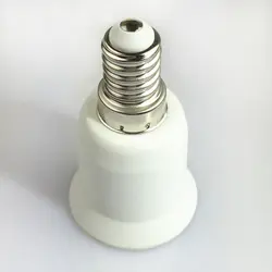 Высокое качество 220 V E14 к E27 Edison гнездо базы патрон держатель лампы адаптер огнестойкая лампа конвертер