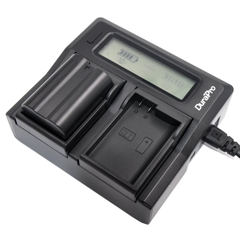 2 шт. EN EL15 ENEL15 Rachargeable li ion батарея + LCD быстрое зарядное устройство для Nikon D600 D610 D600E