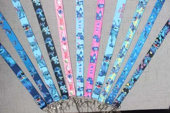 

Wholesale Classic Anime Stitch Lanyard for MP3 4 Mobile Phone ID Card Lanyard Neck Strraps Free shipping