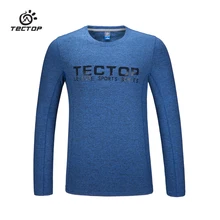 Спортивная футболка Dri Fit с быстросохнущим круглым вырезом для мужчин, походная футболка, тактическая одежда, мужская рубашка для кемпинга, дышащий с длинным рукавом, быстросохнущая