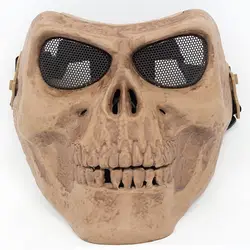CQC военно-тактические Пейнтбол Airsoft Прохладный Череп Полный маска скелет призрак защитная маска Wargame Охота Хэллоуин Вечерние