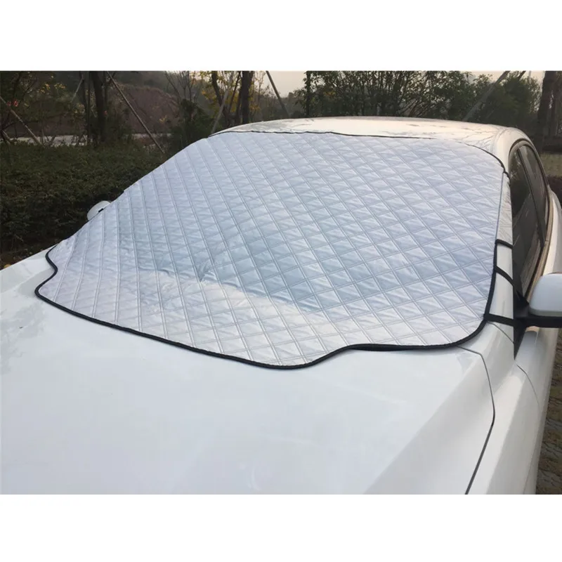 Magnético para Carro Peça de Proteção contra o Sol Capa de Chuva para Sol e Neve Pára-brisa Engrossado Antipoeira 1 11 Pára-brisa magnético para carro, 1 peça de