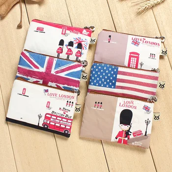 

Luxury Anime Thin Short Women Girls Kids Mini Slim Cute Leather Small Wallet Purse Mini Canvas Coin Pouch Holder Bag