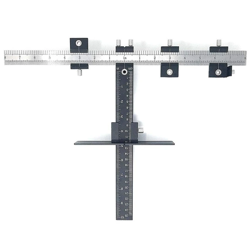 

Positioning Tool Cabinet Hardware Jig Drawer Knobs And Pulls Template Tool For Adjustable Drill Guide Tools For Doweling, Bori