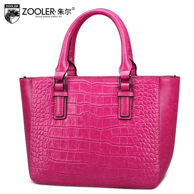 ZOOLER 2017 NEW top handle women bag genuine leather handbags bolsa feminina classic shoulder messenger bags luxury#2361