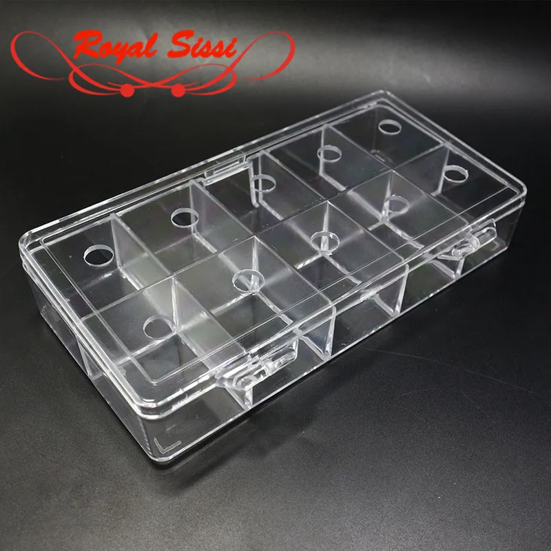 Buy 3boxes/pack empty acrylic dubbing storage boxes