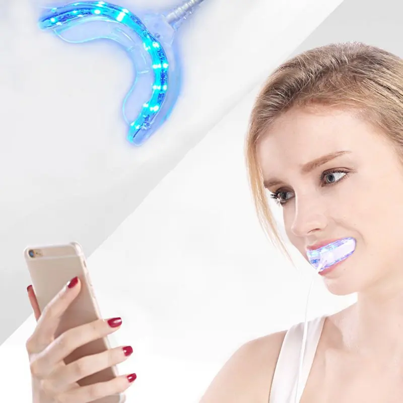 Portable Smart LED Teeth Whitening Device 3 USB Ports For ...