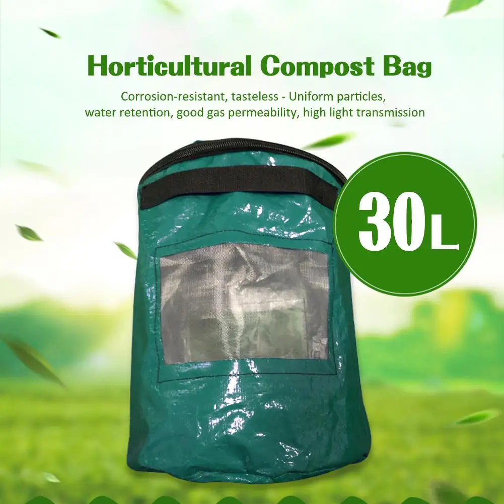

PE Flower Pot Earthworm Gardening Compost Bag Homemade Organic Waste compost bacteria Feed Bags For Tea Fruit Vegetable Growth