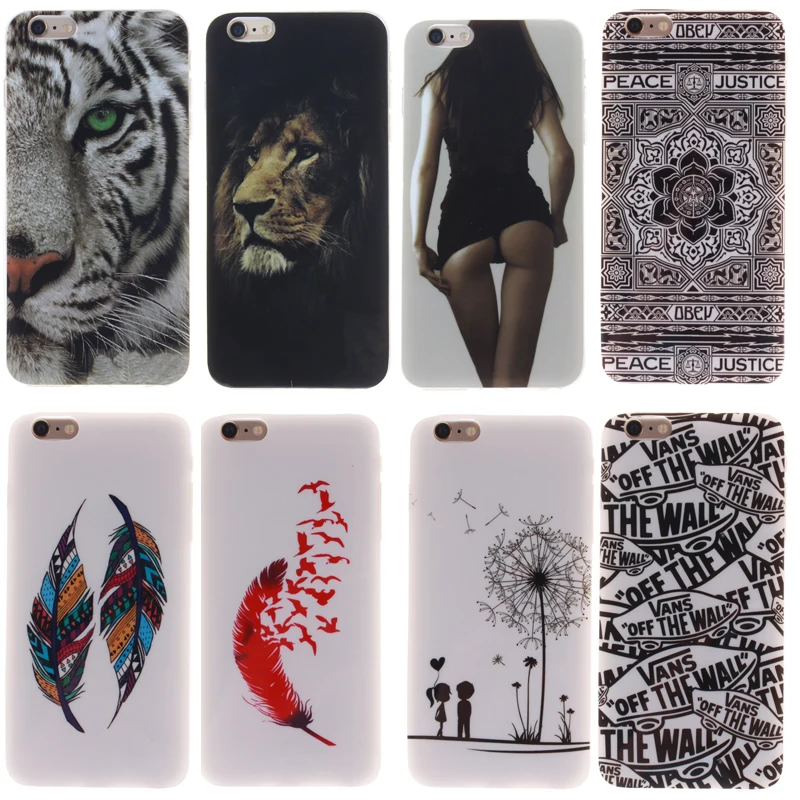 Силиконовый чехол ARYIKUM для Coque iphone 6 S Plus мандала Лев аксессуары телефонов 6s Capinha |