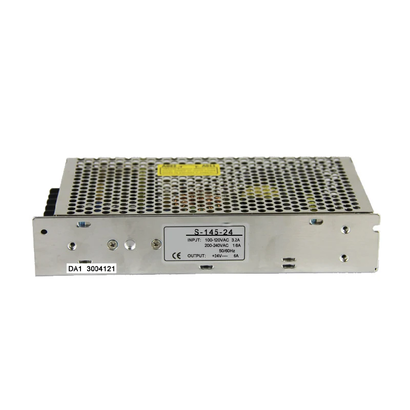 스위칭 Smps 전원 공급 장치 145W 24v 6A, Led 드라이버 용 단일 출력 와트 전원 공급 장치, 전압 변환기 AC110V/220v-Dc 24v