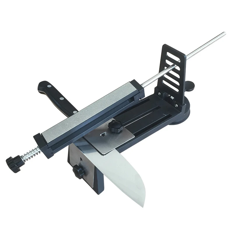 

Professional Diamond Knife Sharpening Machine Fix Angle Shelf 3Diamond 240/600/1000#Whetstone Bottom Rubber Sucker Grinding Tool