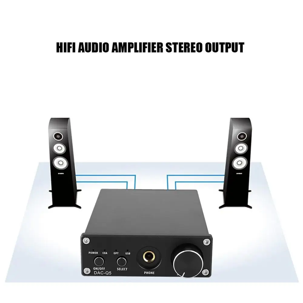 Bluetooth Amp DAC аудио декодер HiFi усилитель для наушников PC-USB 192 K/24 бит оптический/коаксиальный/USB аналоговый усилитель для наушников