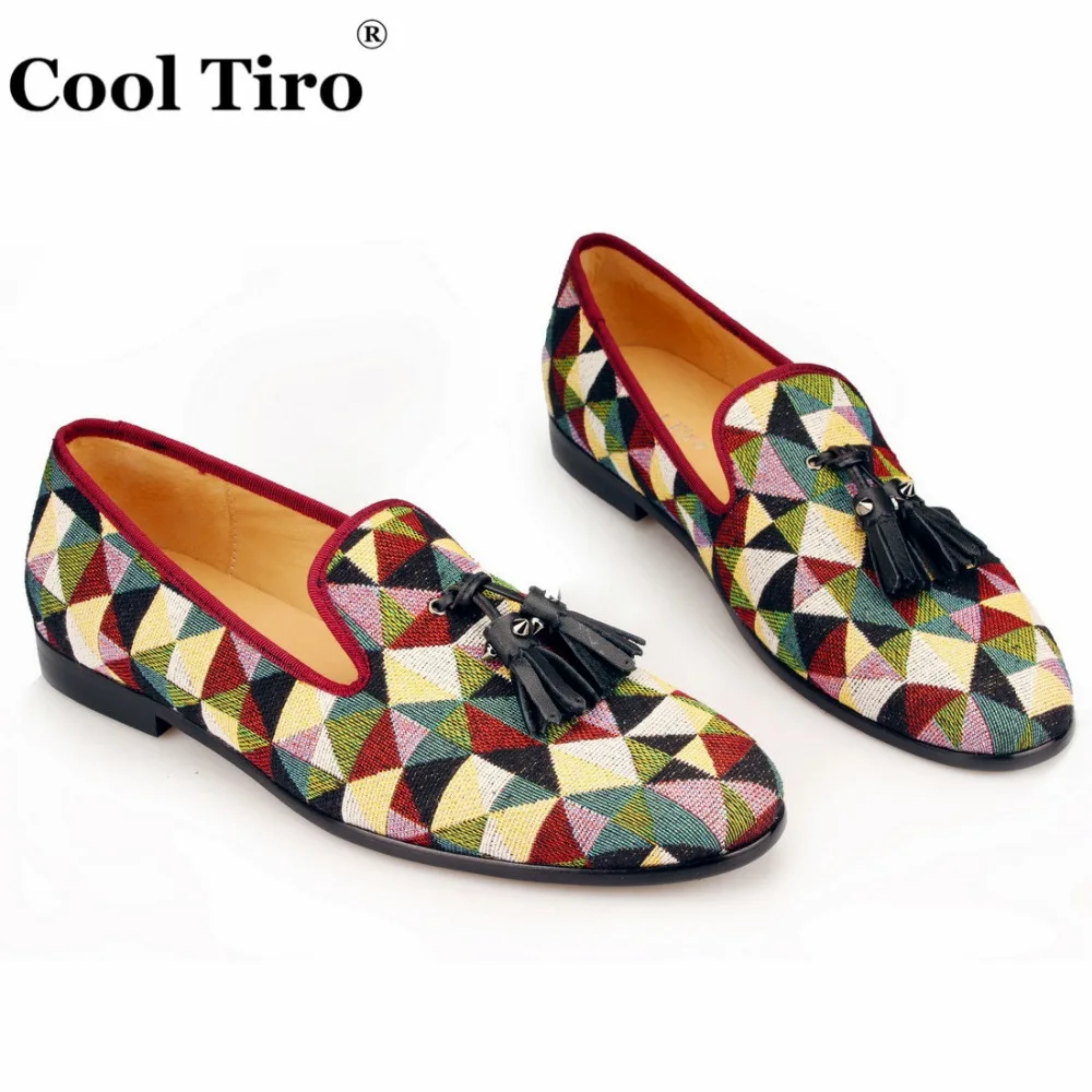 Men Loafers Tassel Slippers Flat  (7)