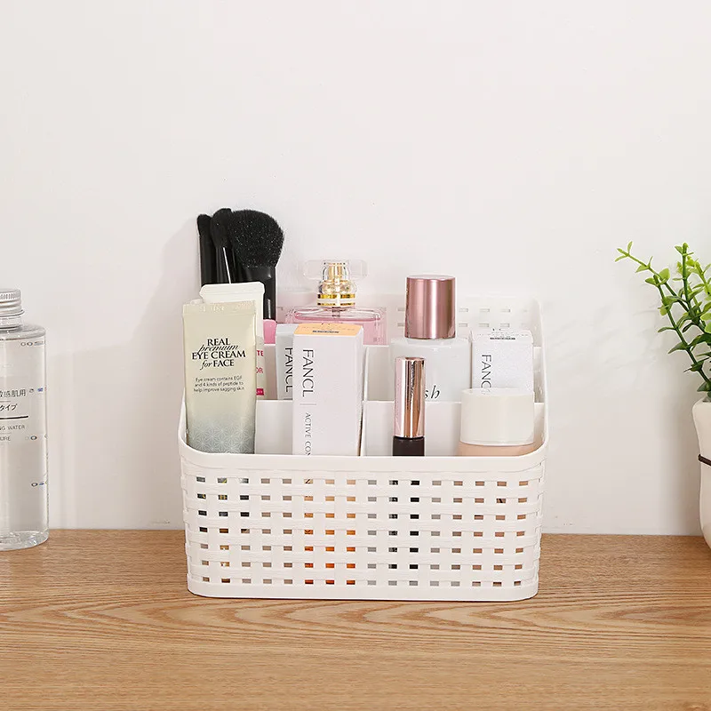 

Multifunction Solid Organizer Storage Holder 5 Grid Bathroom Tabletop Organizer Cosmetic Organizer Desktop Makeup 2019