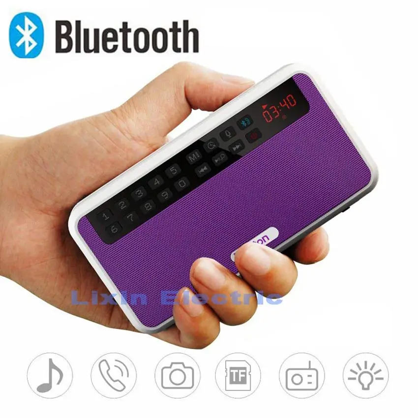 Bluetooth Колонка Rolton E500 портативная с FM радио и фонариком|bluetooth speaker fm radio|speaker radiousb music