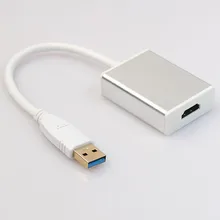 High Speed USB 3.0 to HDMI Converter USB3.0 to HDMI Graphic Adapter Multi Display Cable for PC Notebook Projector HDTV HD 1080P