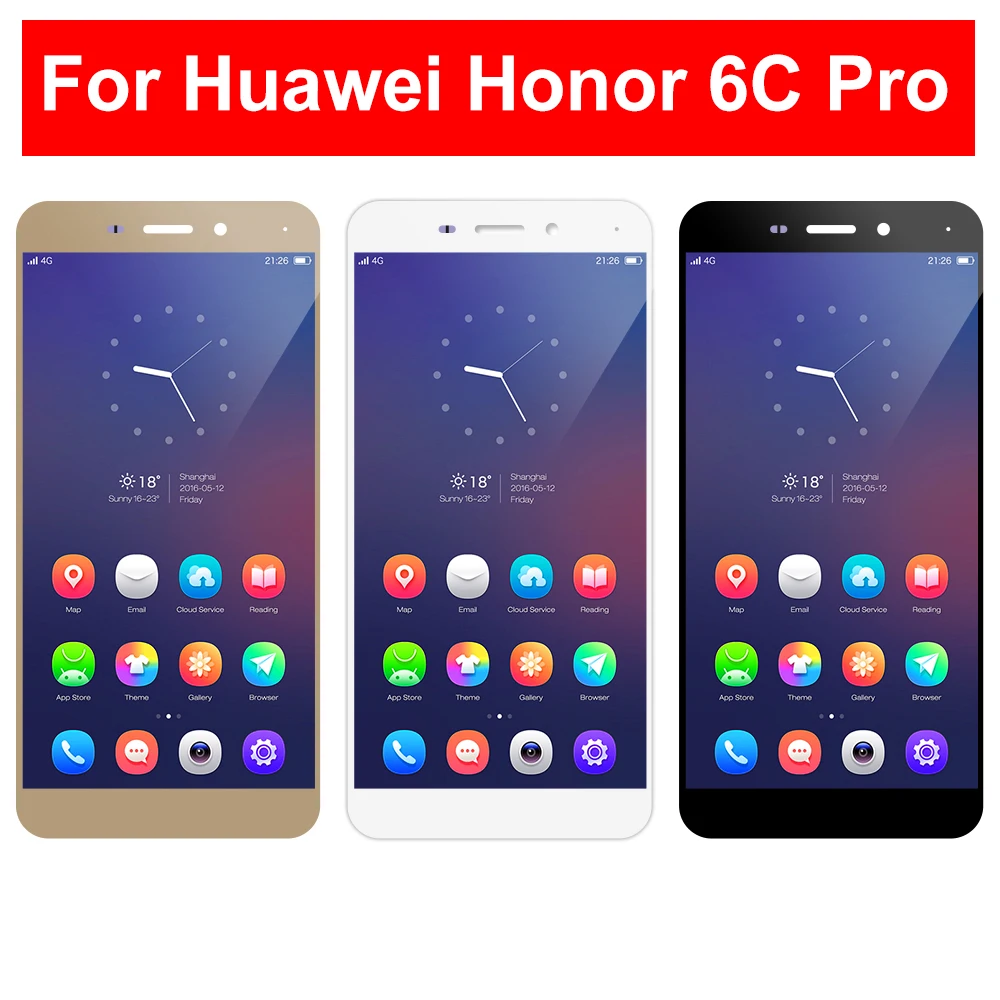 

LCD For Huawei Honor 6C Pro JMM-L22 LCD Display Touch Screen Digitizer Assembly For Huawei Honor 6C Pro JMM-L22 LCD Display